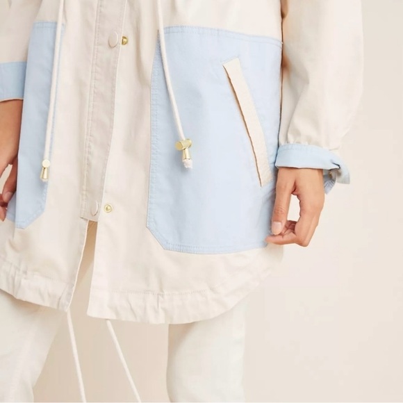 Anthropologie Colorblocked Utility Jacket, size Medium - Picture 5 of 10